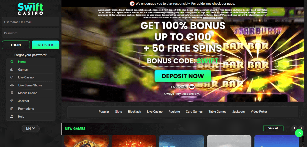 Swift Casino DK – Det Perfekte Sted for Spil og Underholdning